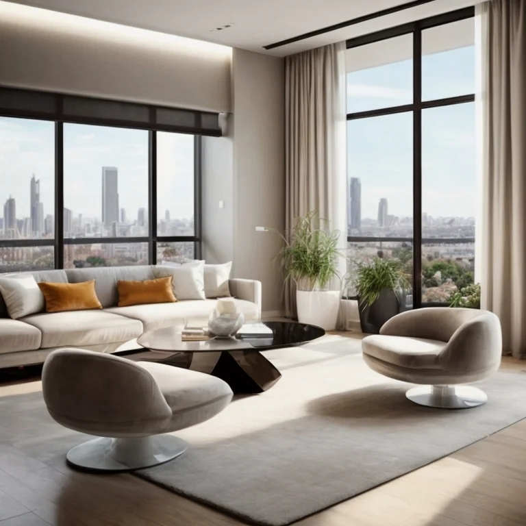 إطلالة على المدينة من شرفة الشقة